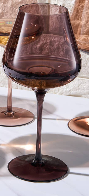 Venus Wine Glass-Smoked Quartz