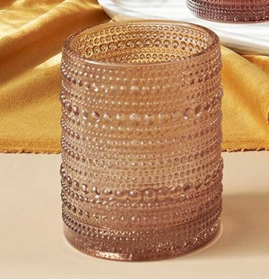 Venus Hobnail Drinking Glass