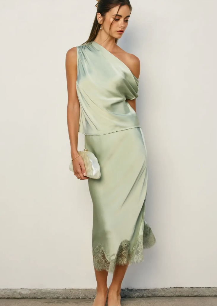 The Eloise Satin Skirt - Salt & Creek