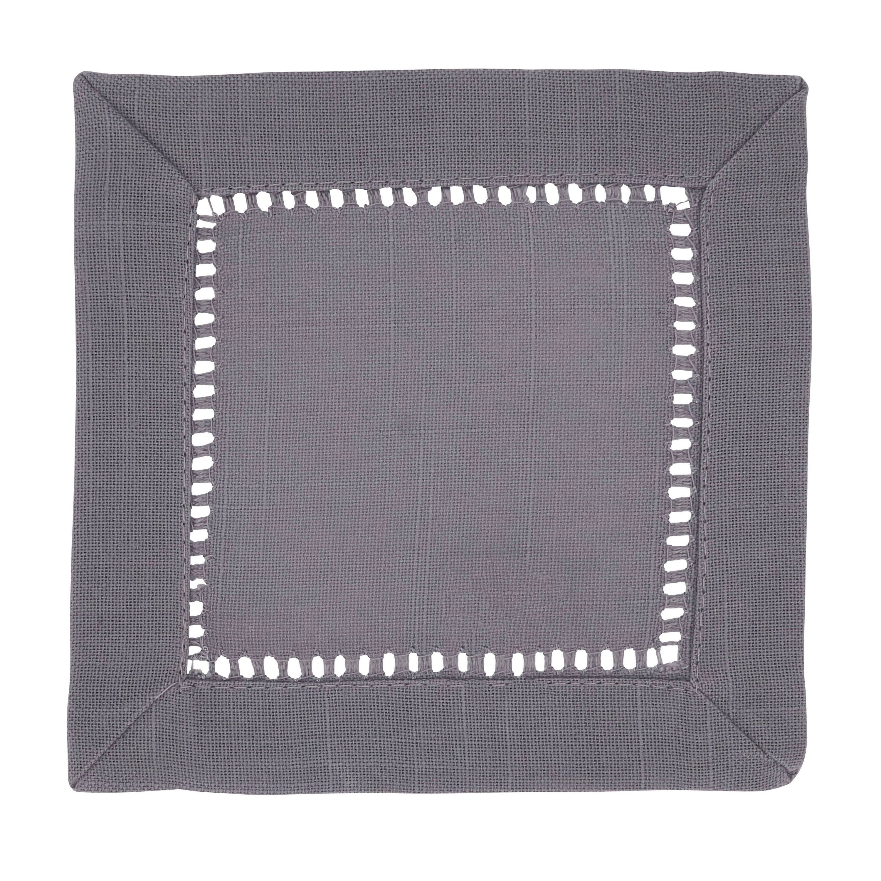 Cocktail Napkin With Hemstitch Border - Salt & Creek