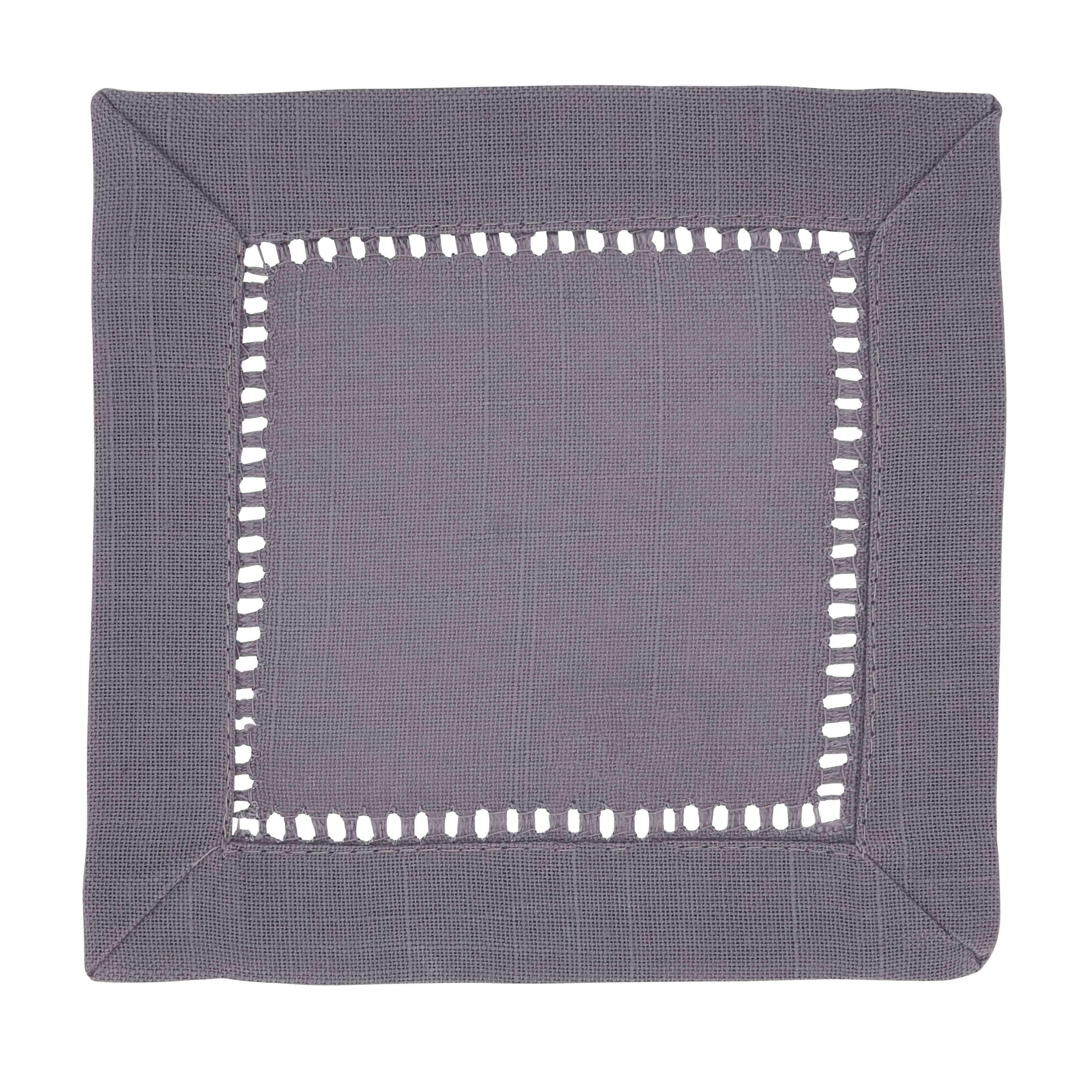 Cocktail Napkin With Hemstitch Border