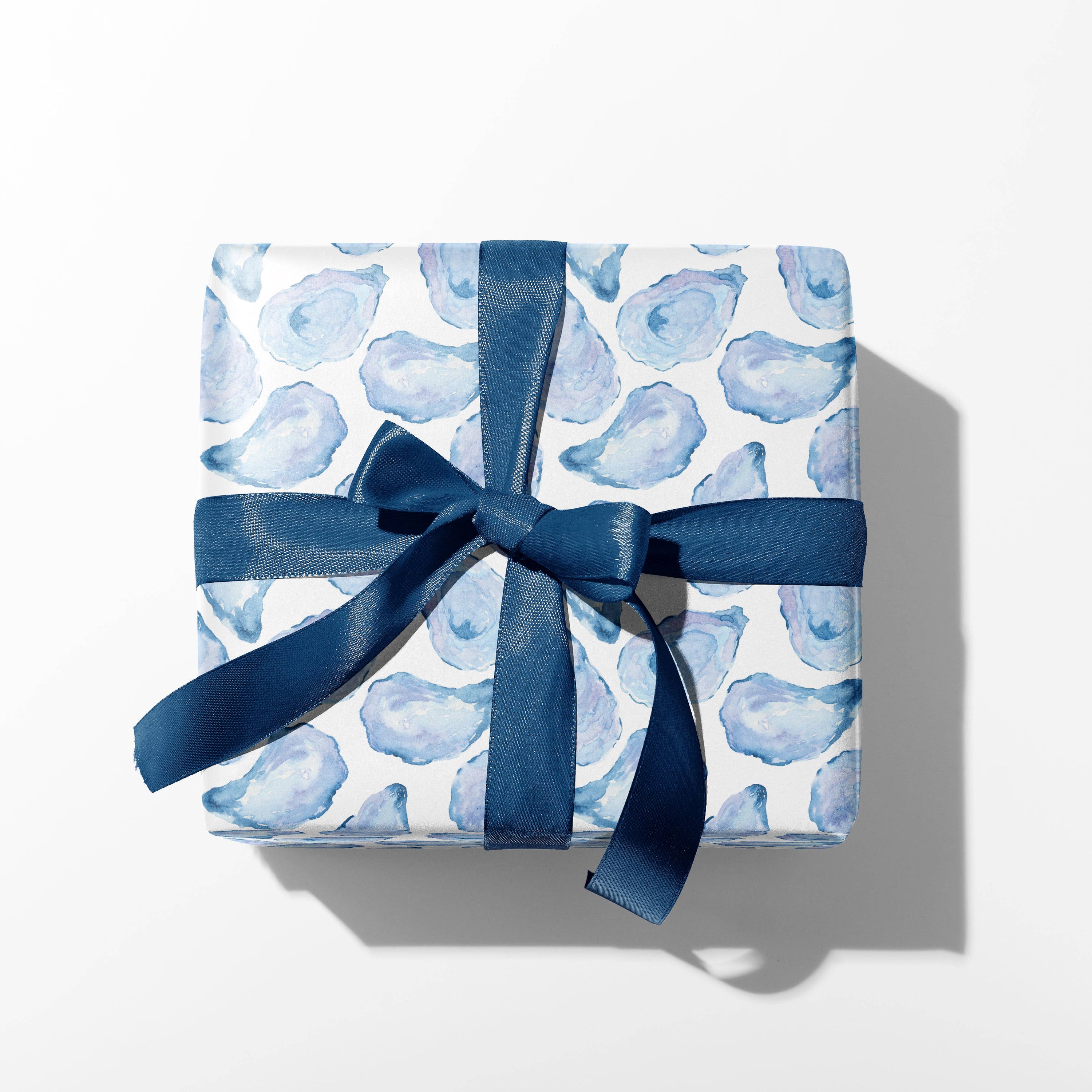 Watercolor Mussel Shell Gift Wrap | Oyster Shell Gift Wrap - Salt & Creek