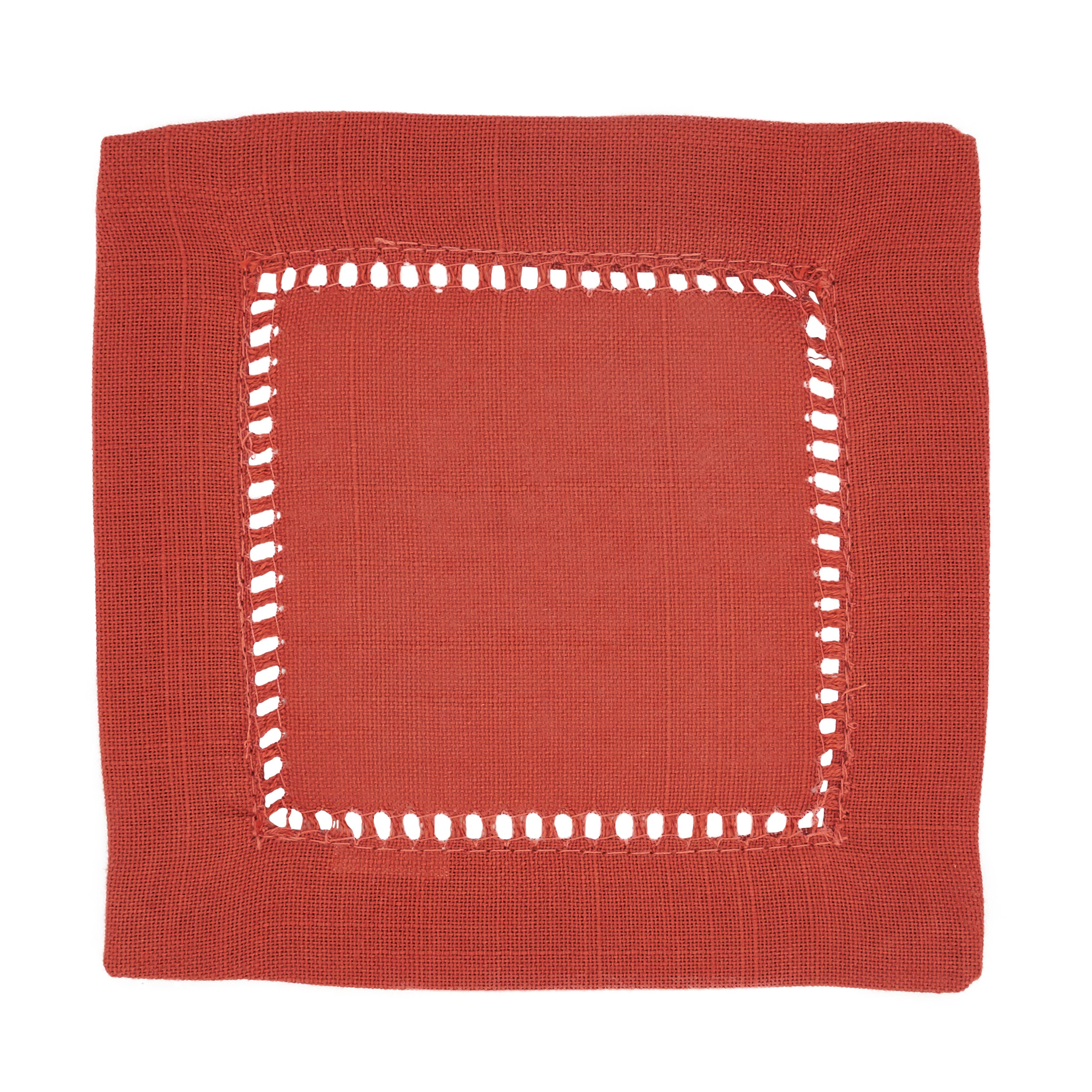 Cocktail Napkin With Hemstitch Border