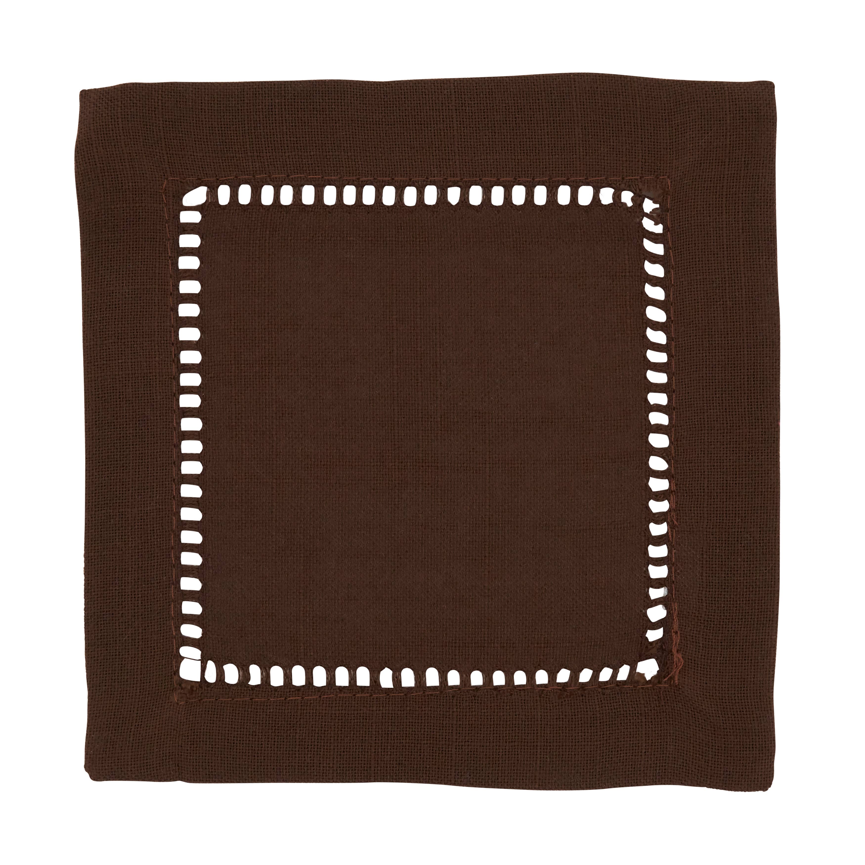 Cocktail Napkin With Hemstitch Border