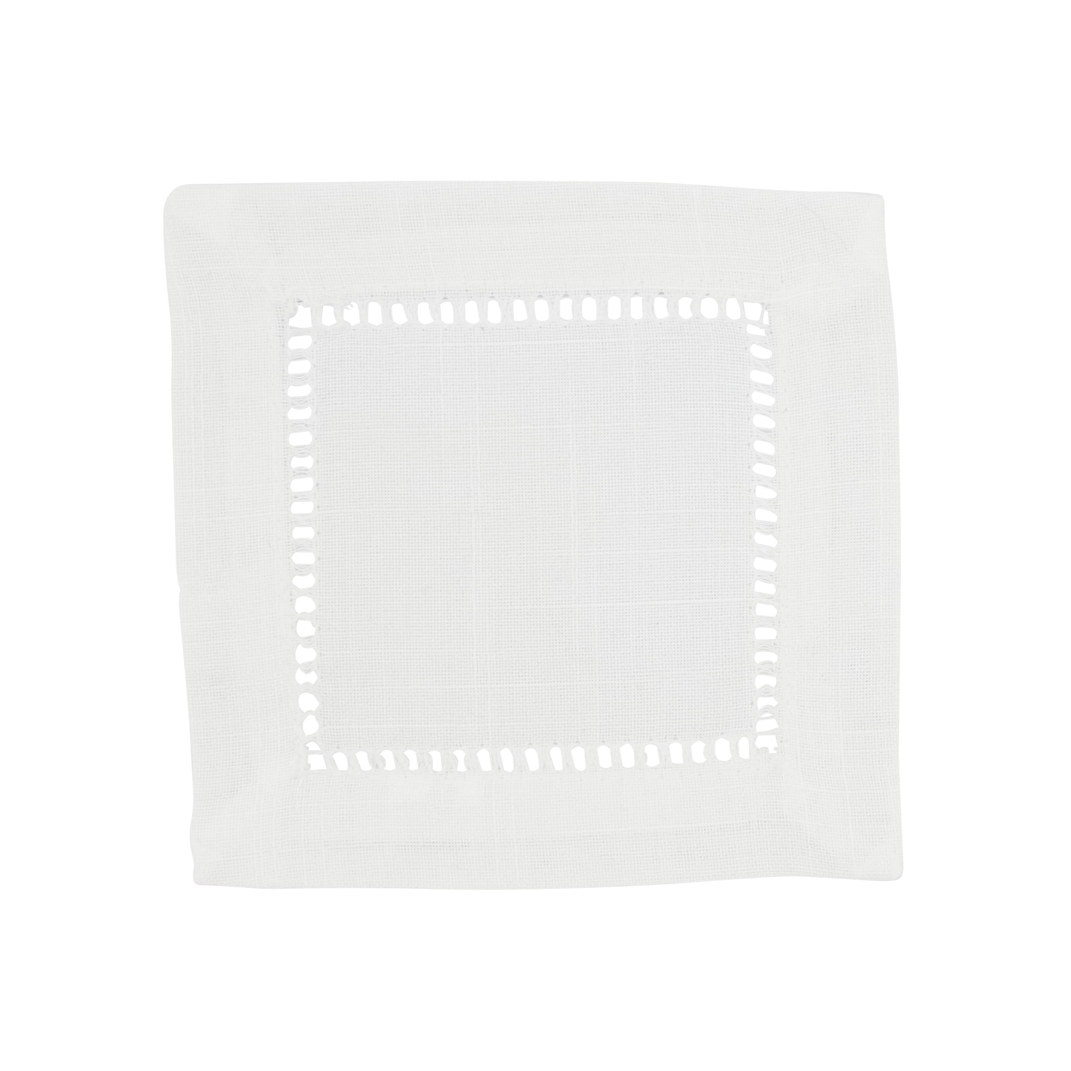 Cocktail Napkin With Hemstitch Border