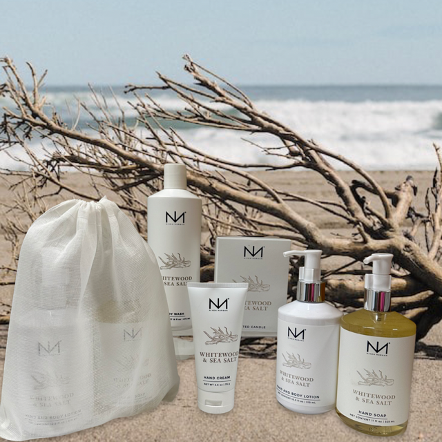 Whitewood & Sea Salt Soap and Lotion Set