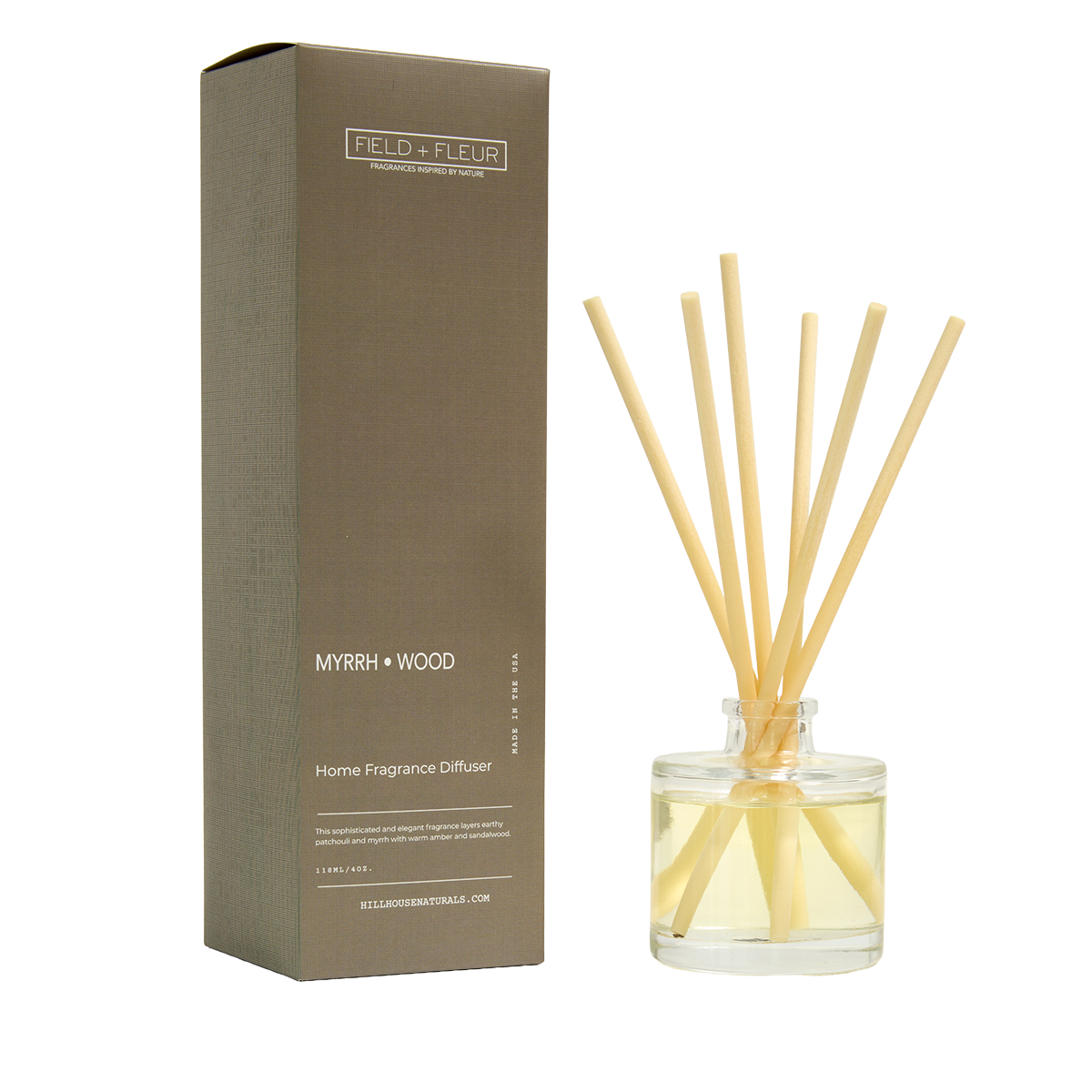 Myrrh Wood Diffuser Reed 4oz. Ctn.6 - Salt & Creek