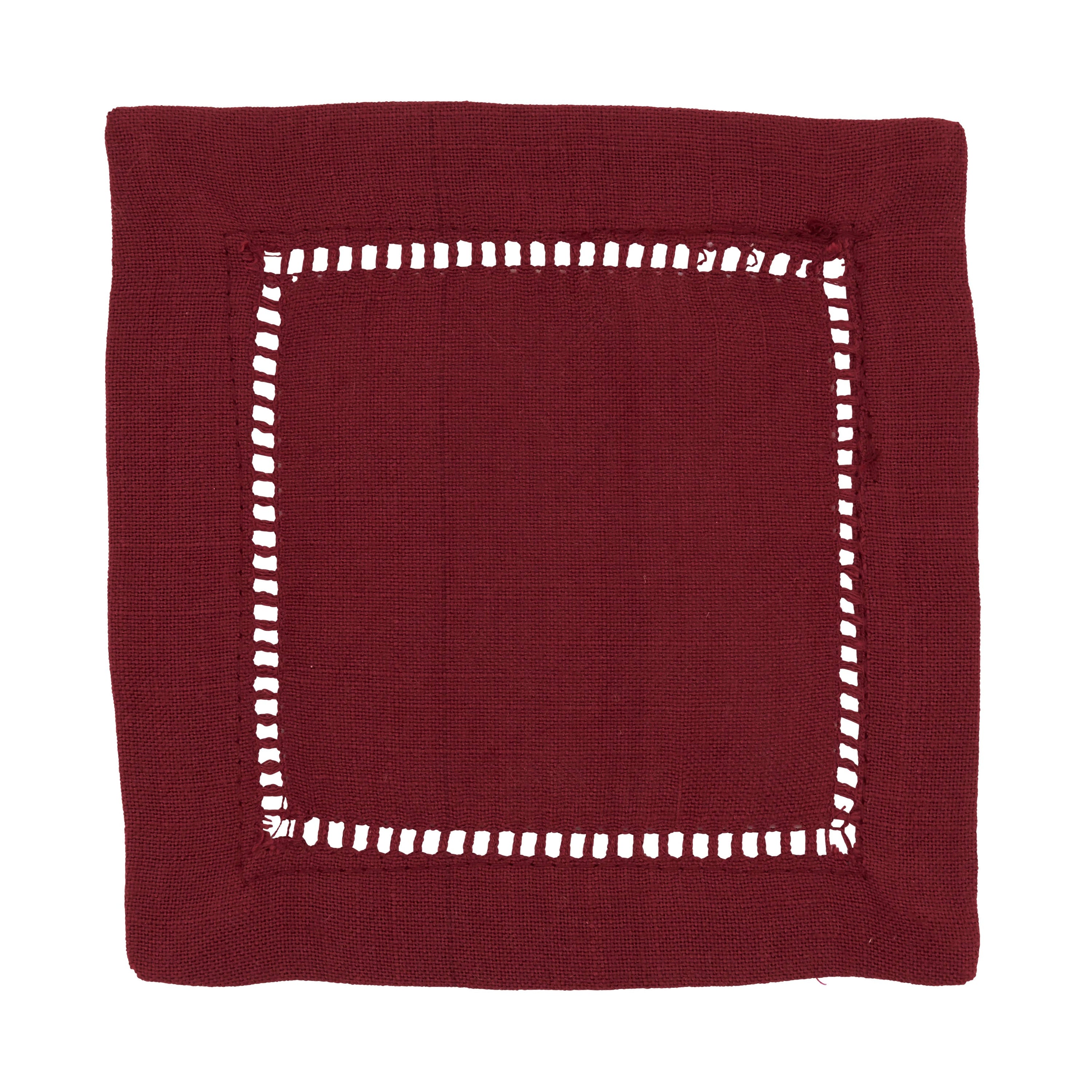 Cocktail Napkin With Hemstitch Border - Salt & Creek