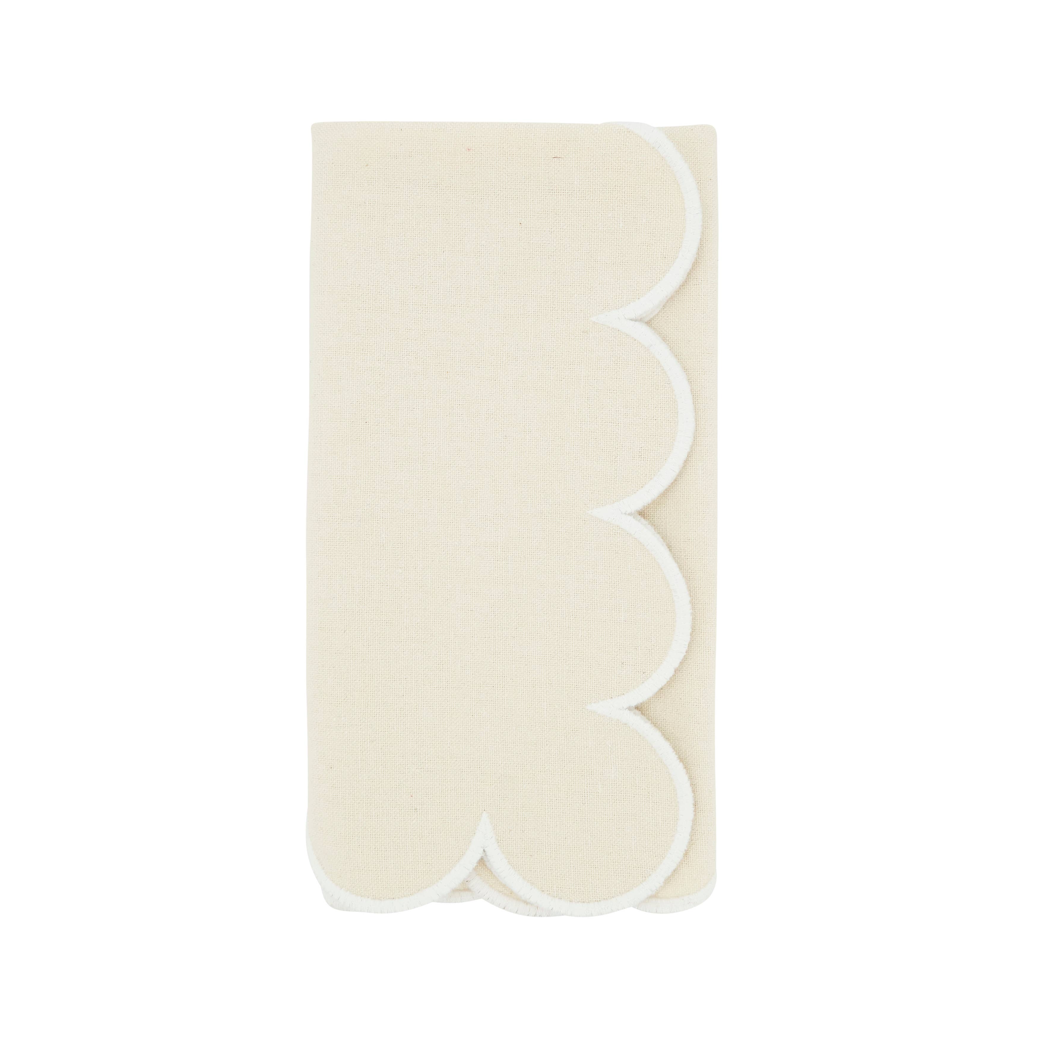 Scalloped Hem Napkin
