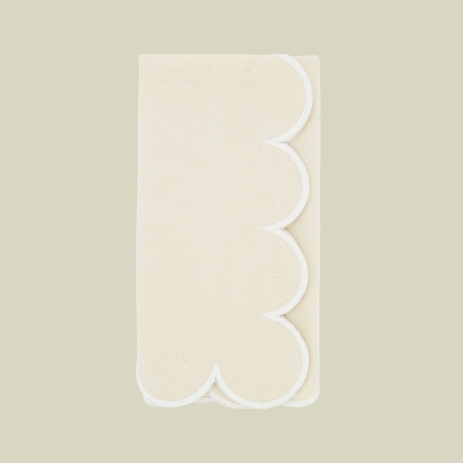 Scalloped Hem Napkin