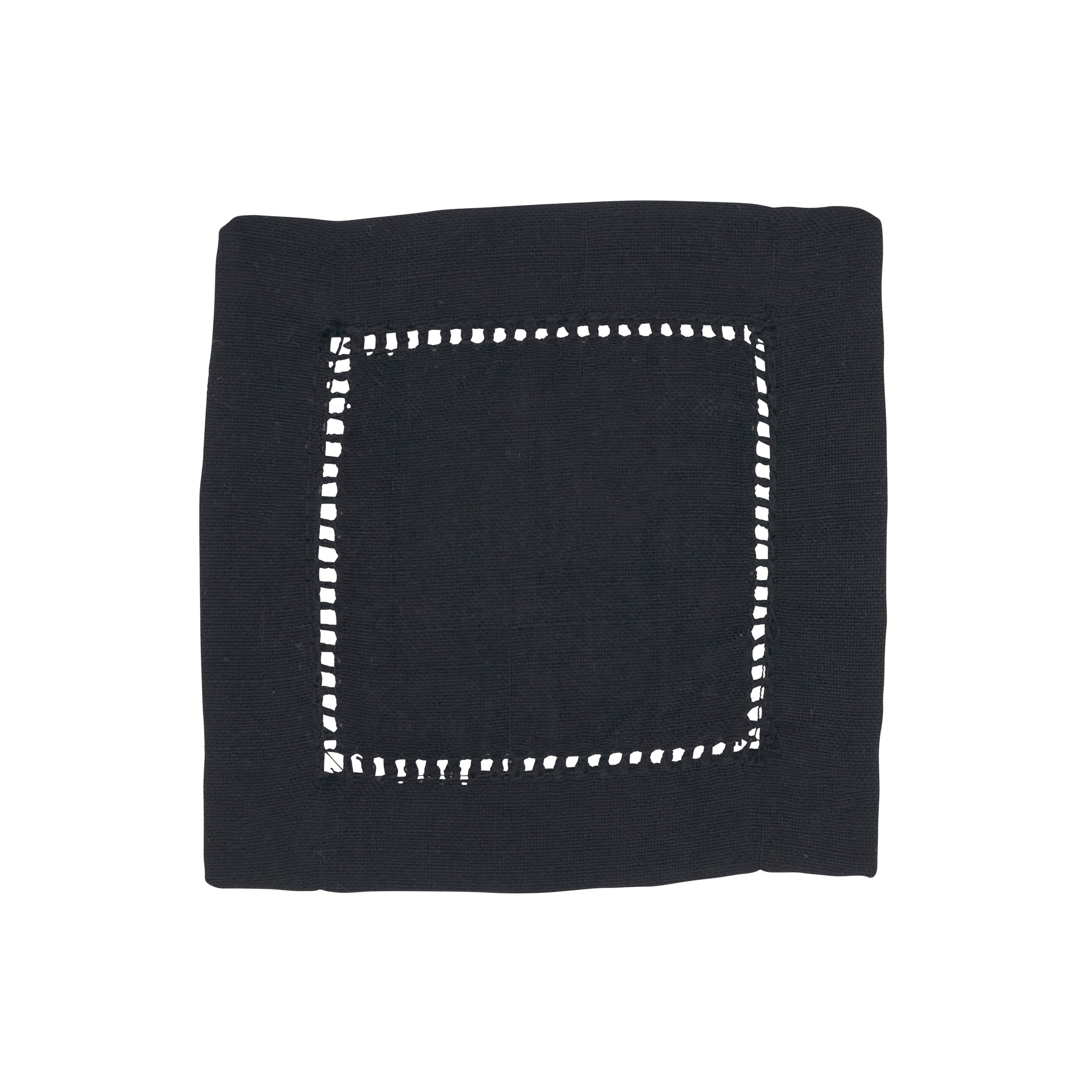 Cocktail Napkin With Hemstitch Border - Salt & Creek
