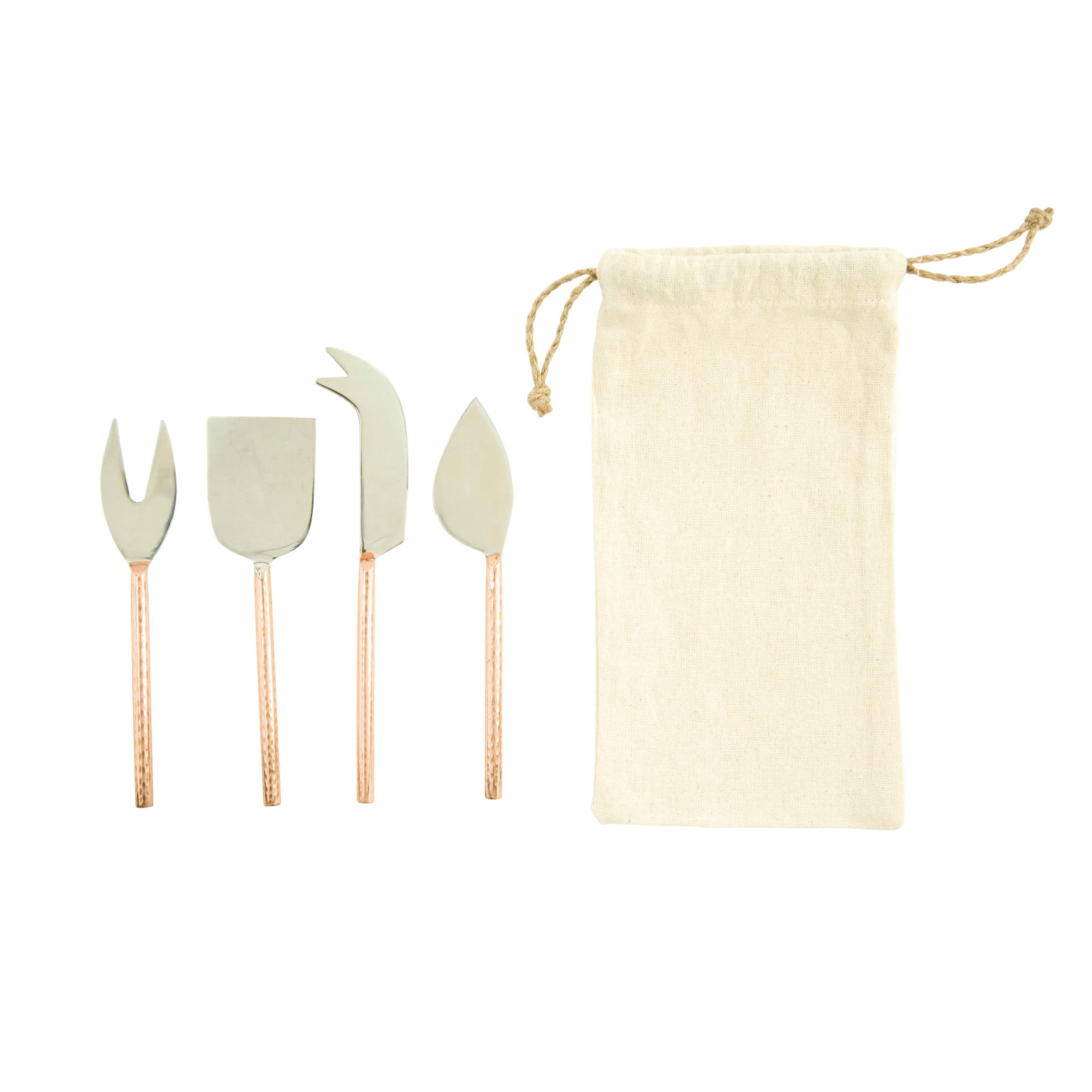 Stainless Steel Cheese Servers, Set of 4
