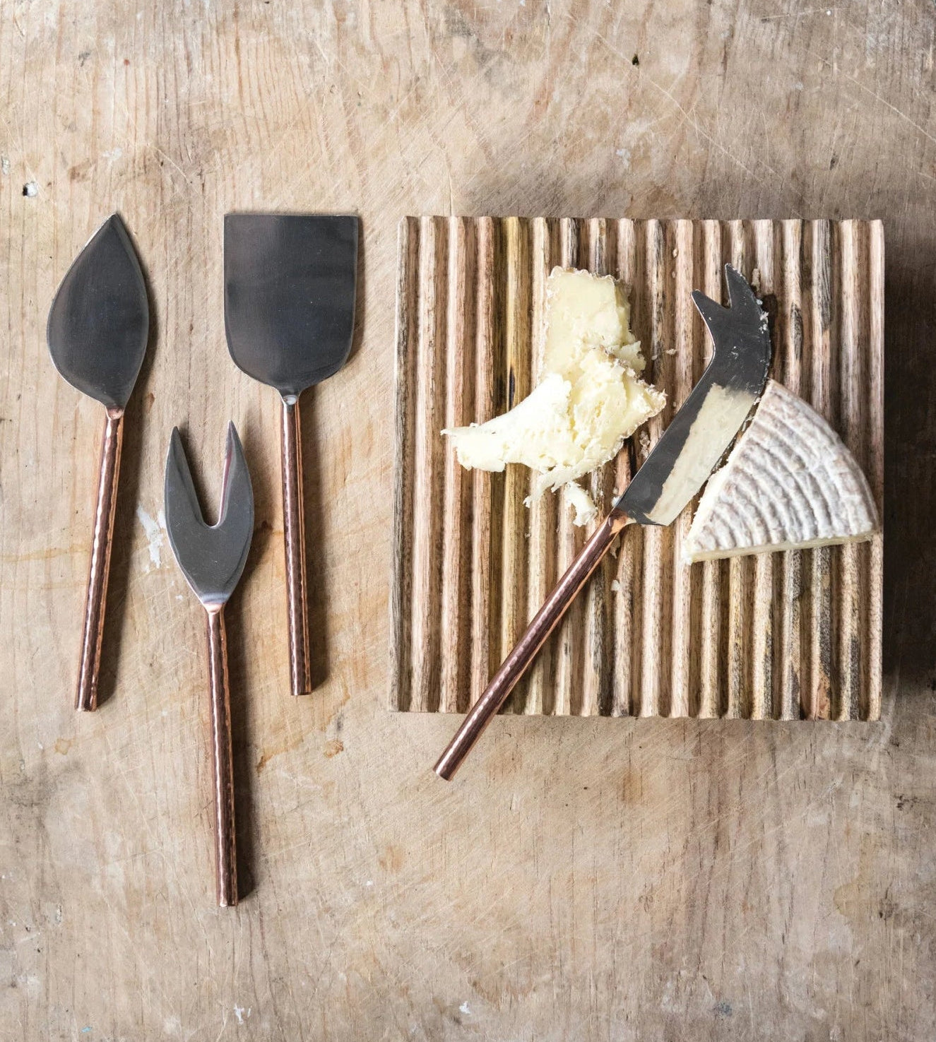 Copper Cheese Server Set - Salt & Creek