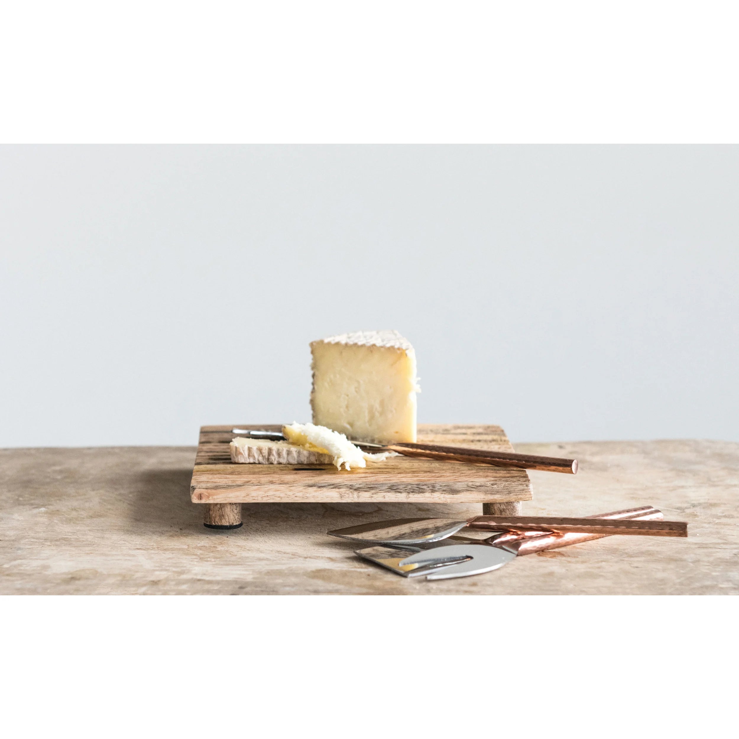 Copper Cheese Server Set