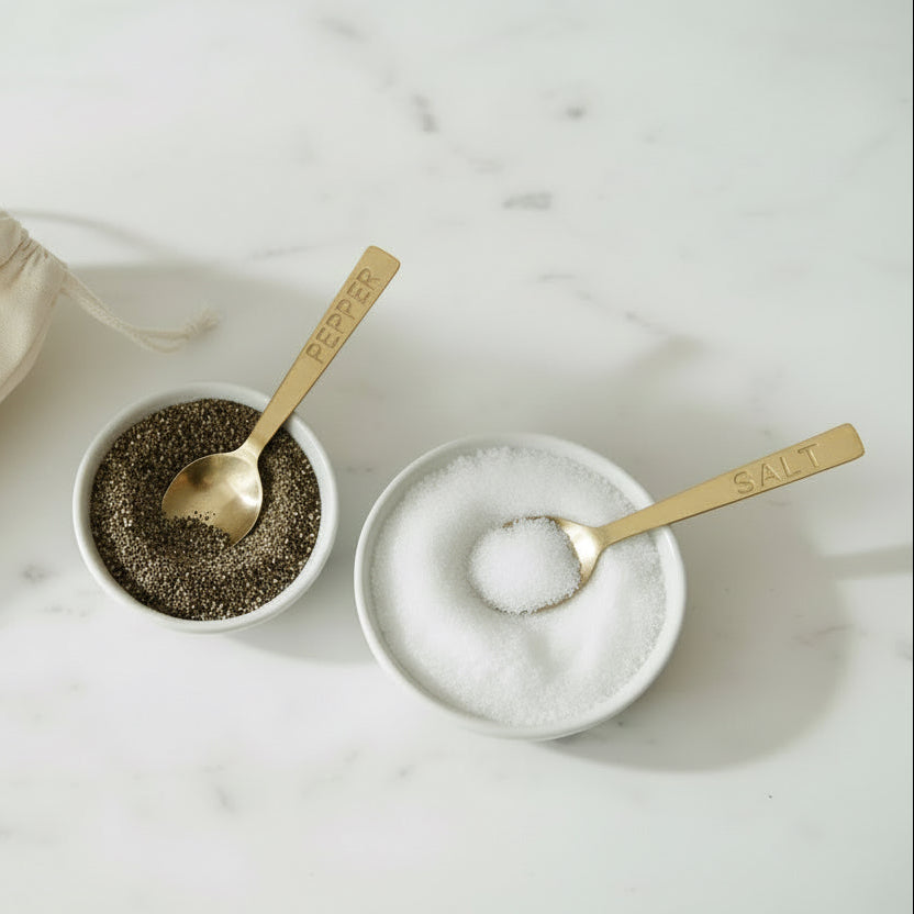 Salt and Pepper Spoons – Set of 2 - Salt & Creek