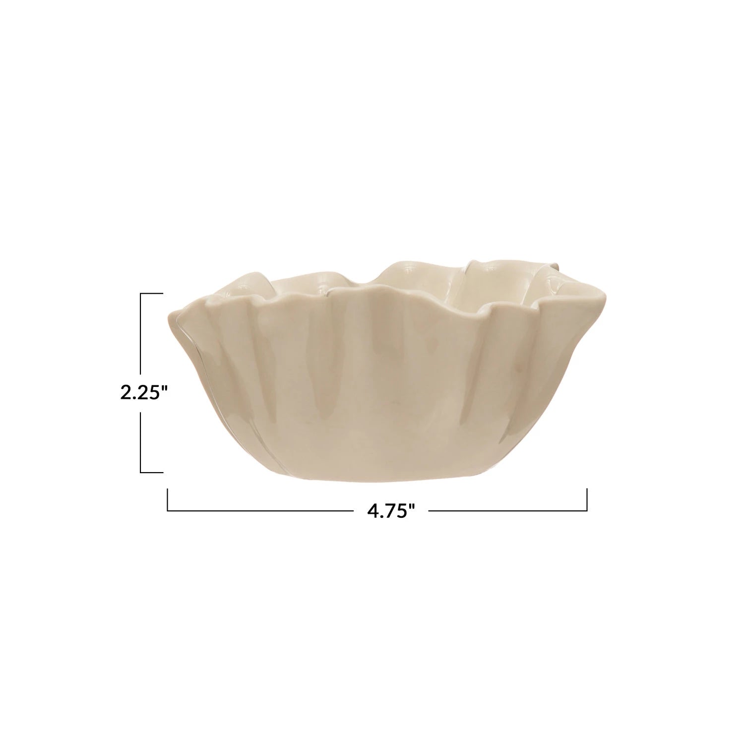 Christina Fluted Bowl - Salt & Creek