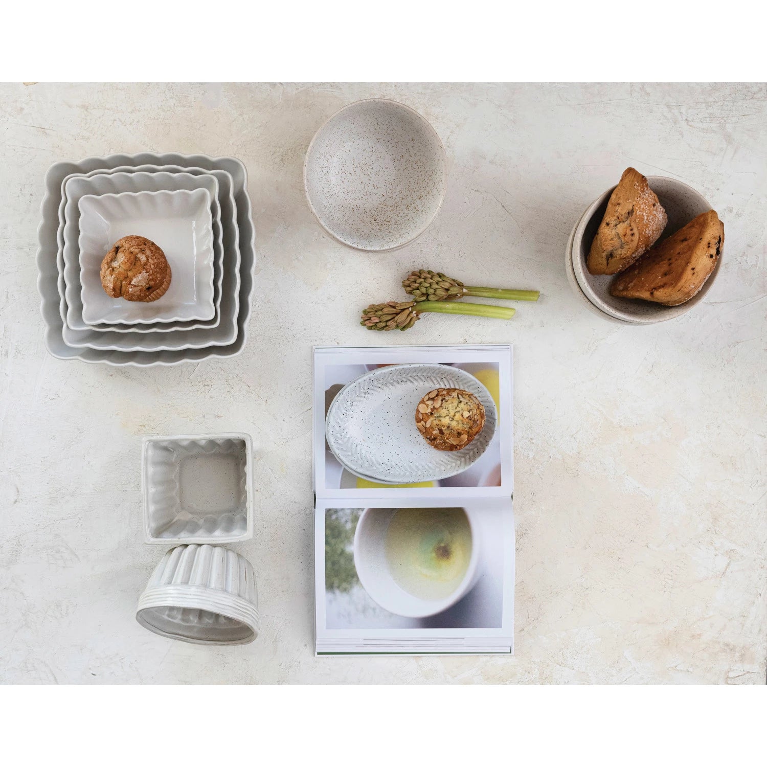 Scalloped Serving Dishes