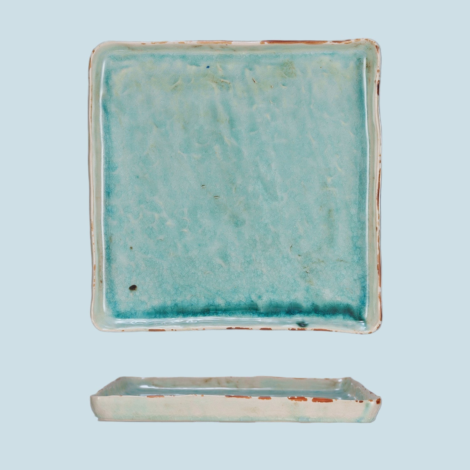 Stoneware Serving Tray (Each One Will Vary)