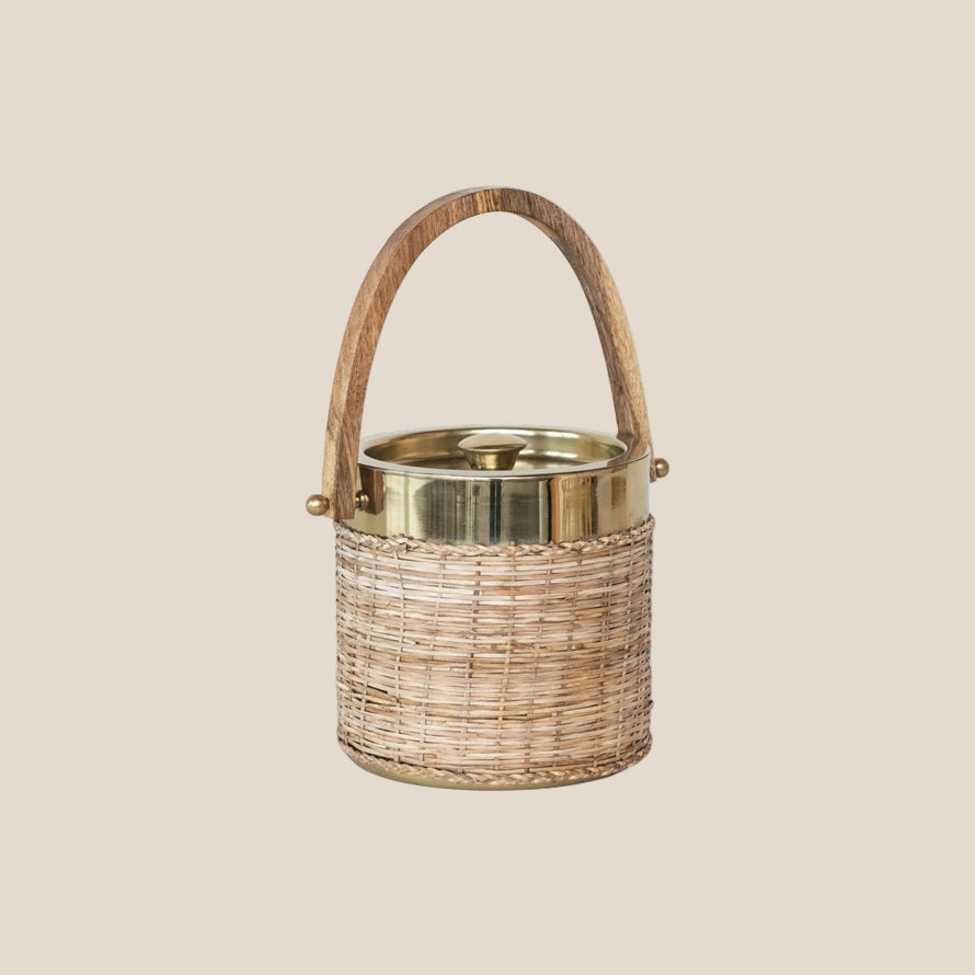 Rattan Ice Bucket - Salt & Creek