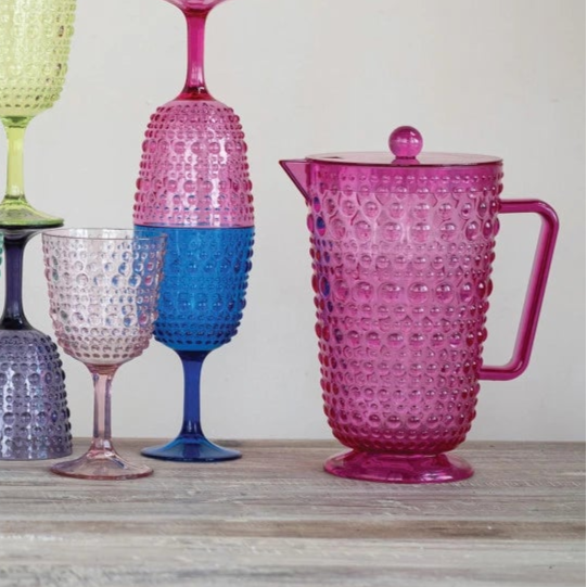 Olivia Footed Pitcher with Lid - Salt & Creek
