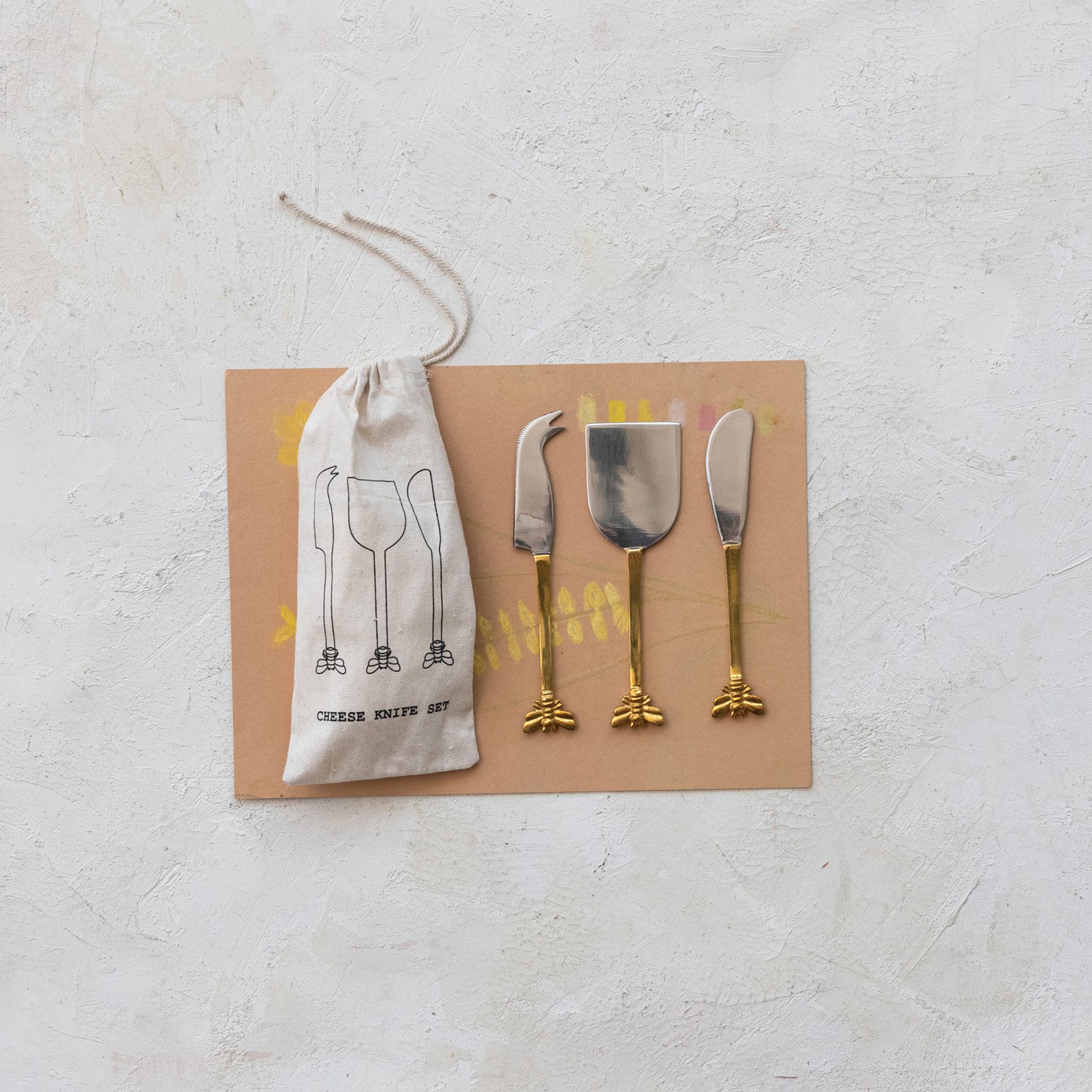 Honeybee Cheese Knives