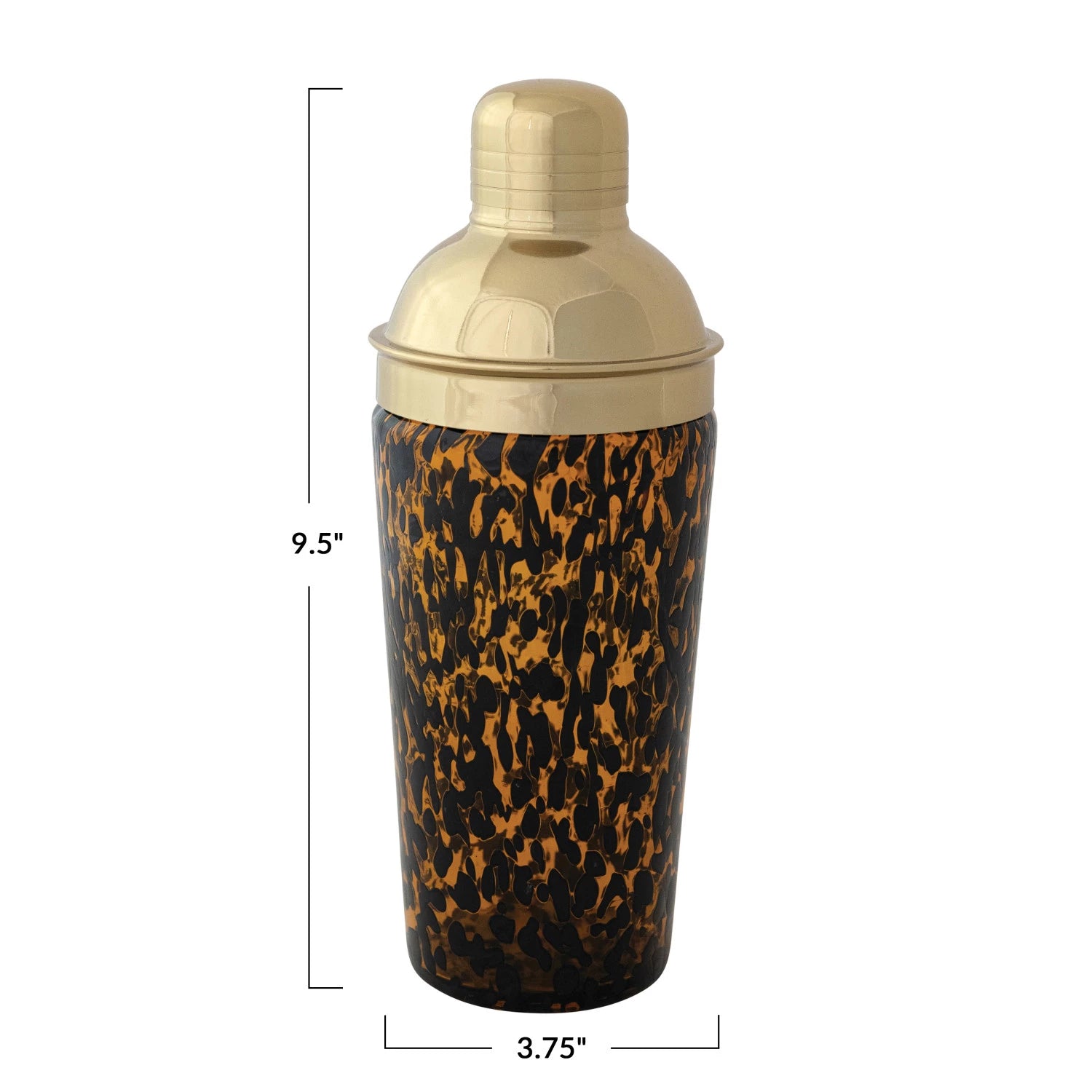 Tortoise Shell Cocktail Shaker