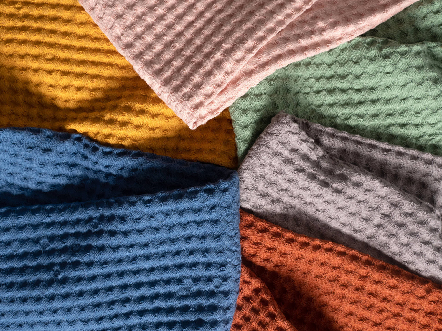 Monaco Jumbo Waffle Kitchen Towel