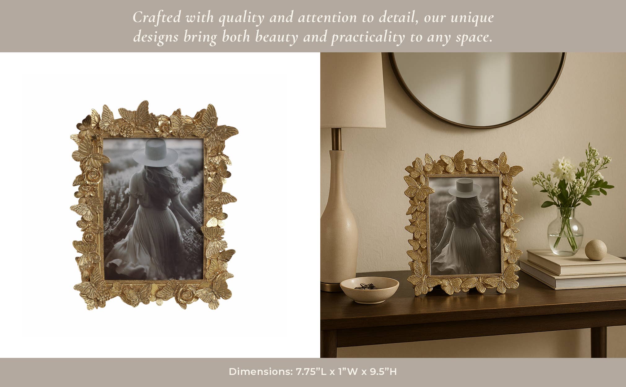 Butterfly in Bloom Frame