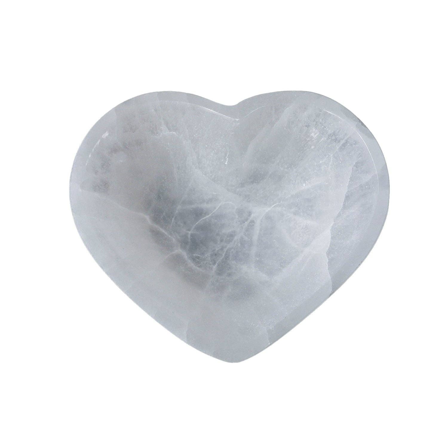 Selenite Heart Bowl - Salt & Creek