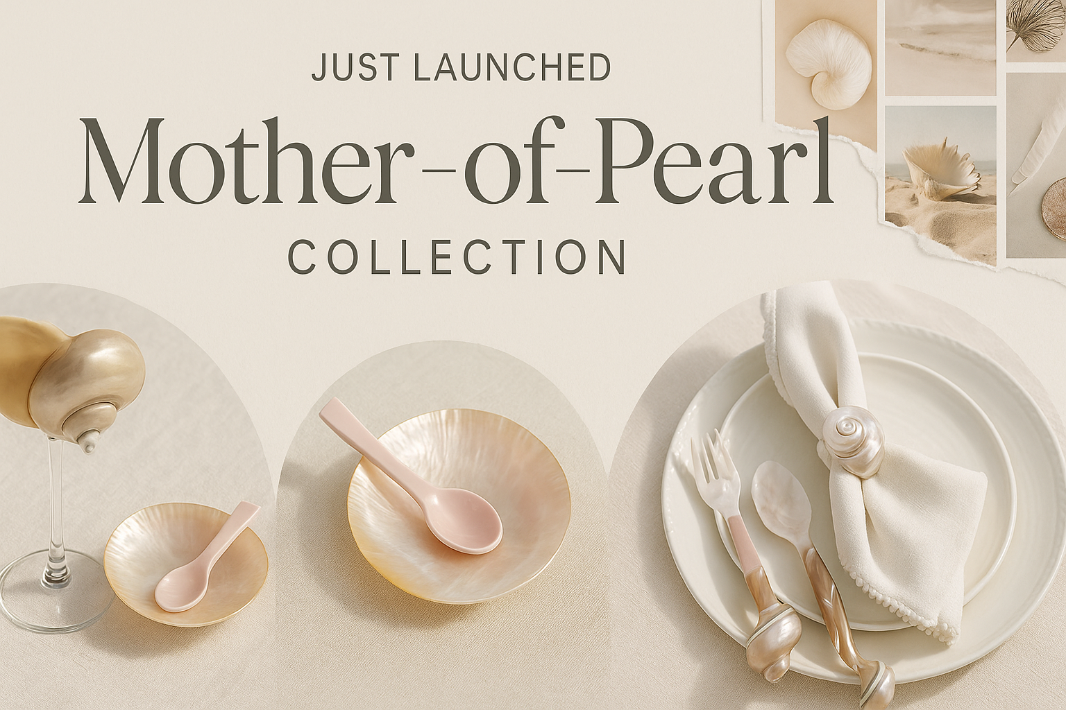 Dive Into Summer with Our Mother of Pearl Collection