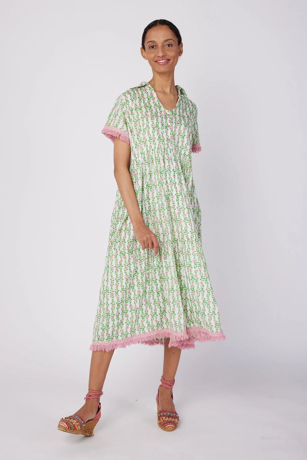 Cadenza Short Sleeve Midi Dress - Salt &amp; Creek