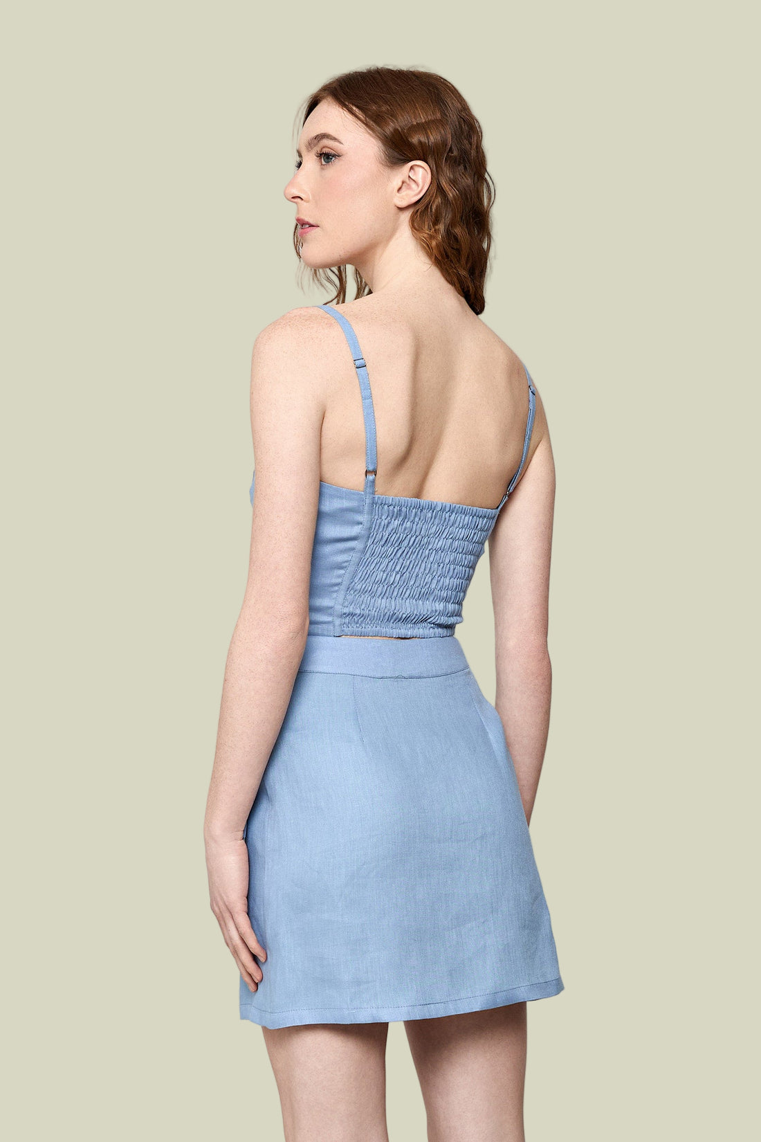 Ciel Danae Linen Wrap Skirt