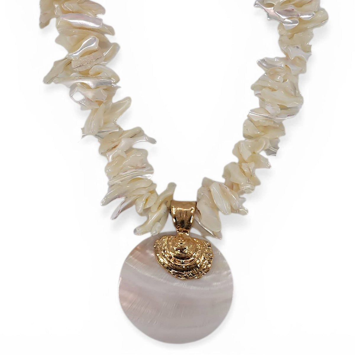 Lorraine White Shell Necklace