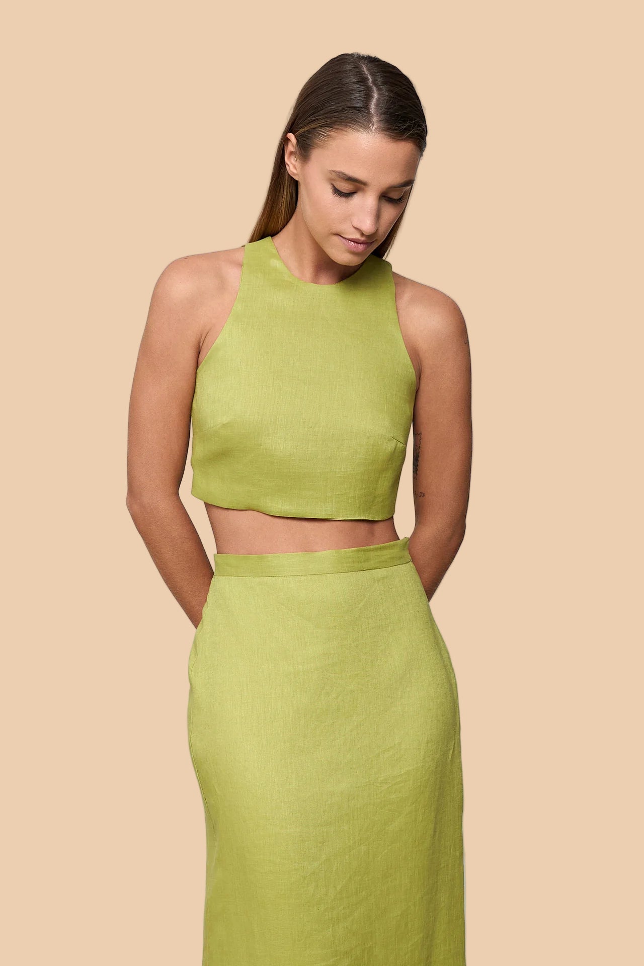 Olive Iris Top