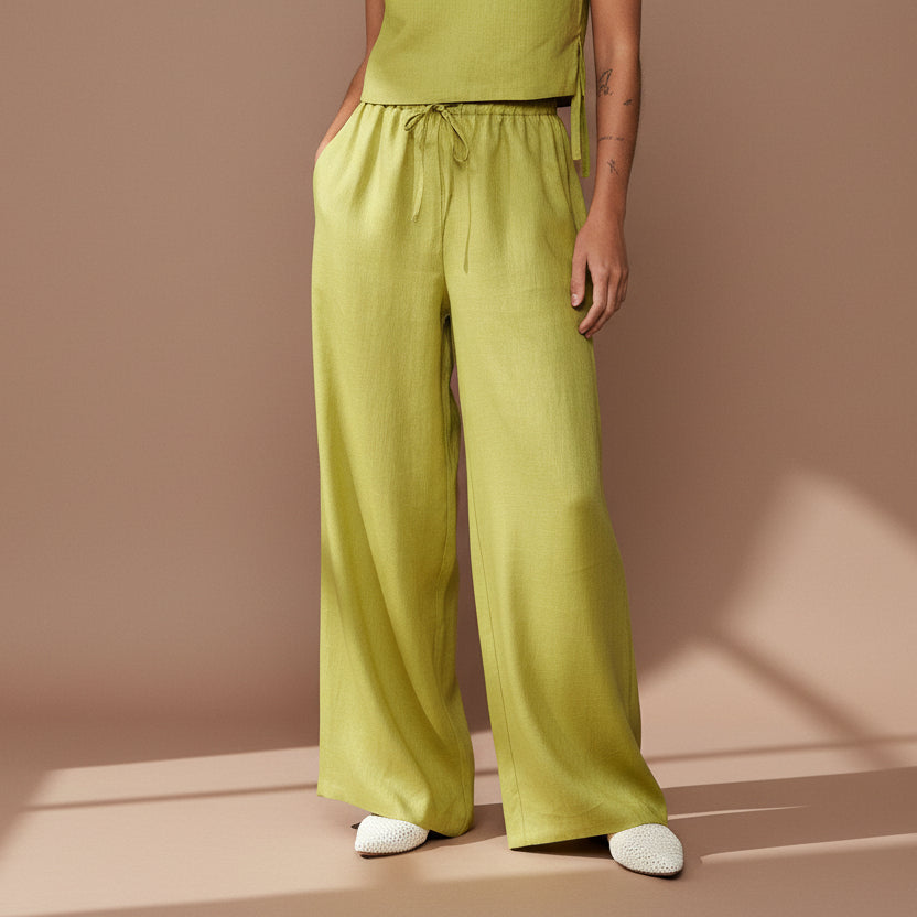 Olive Calypso Linen Pants - Salt &amp; Creek