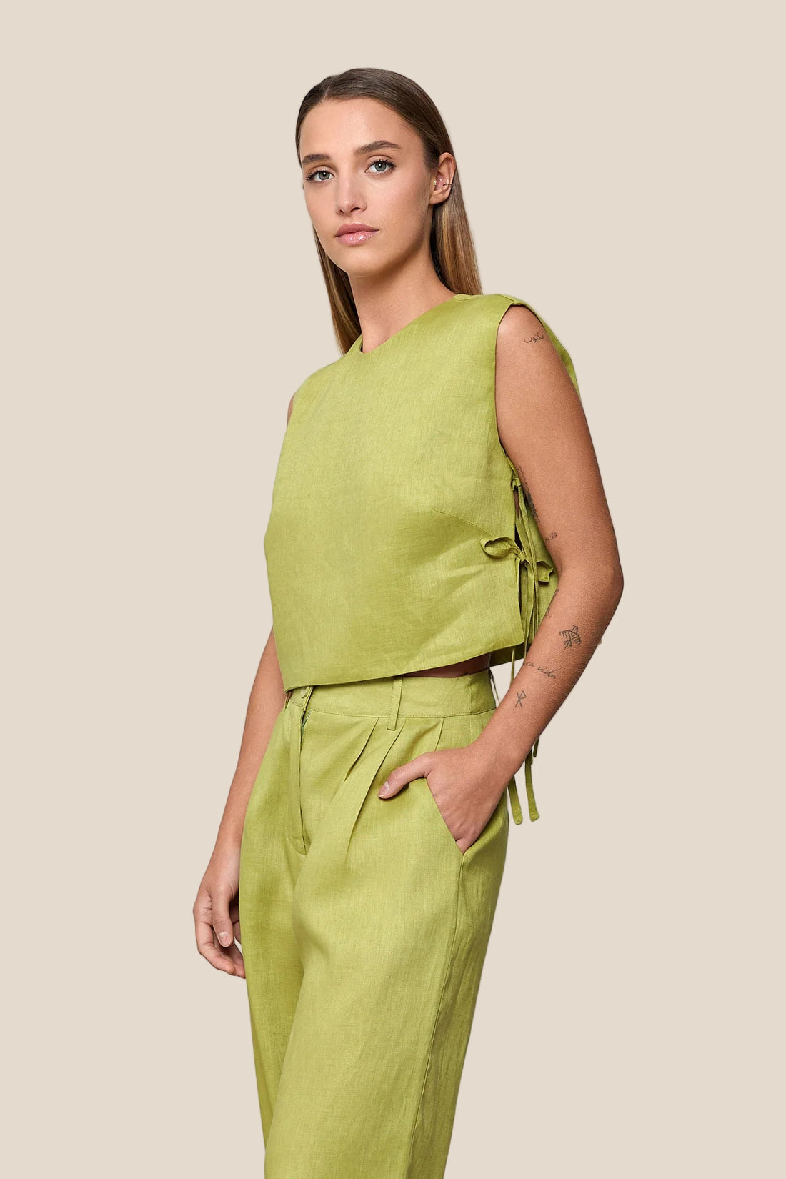 Niobe Linen Blouse