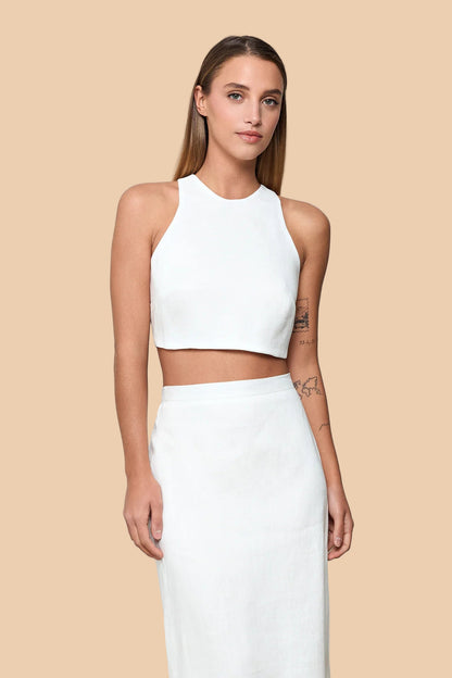 White Iris Top