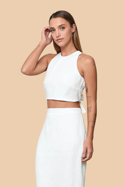 White Iris Top