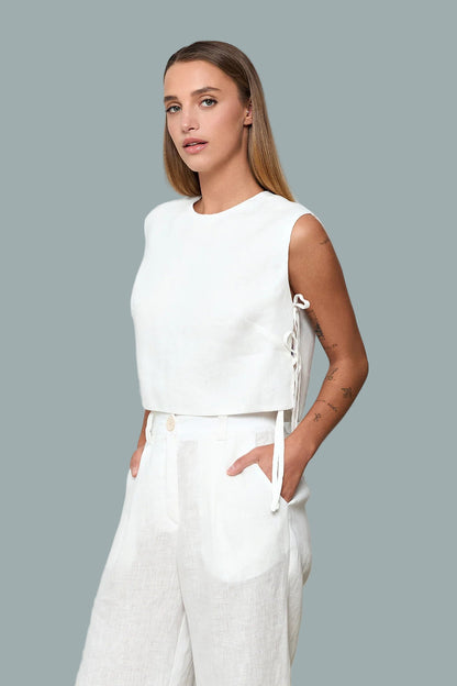 Niobe Linen Blouse
