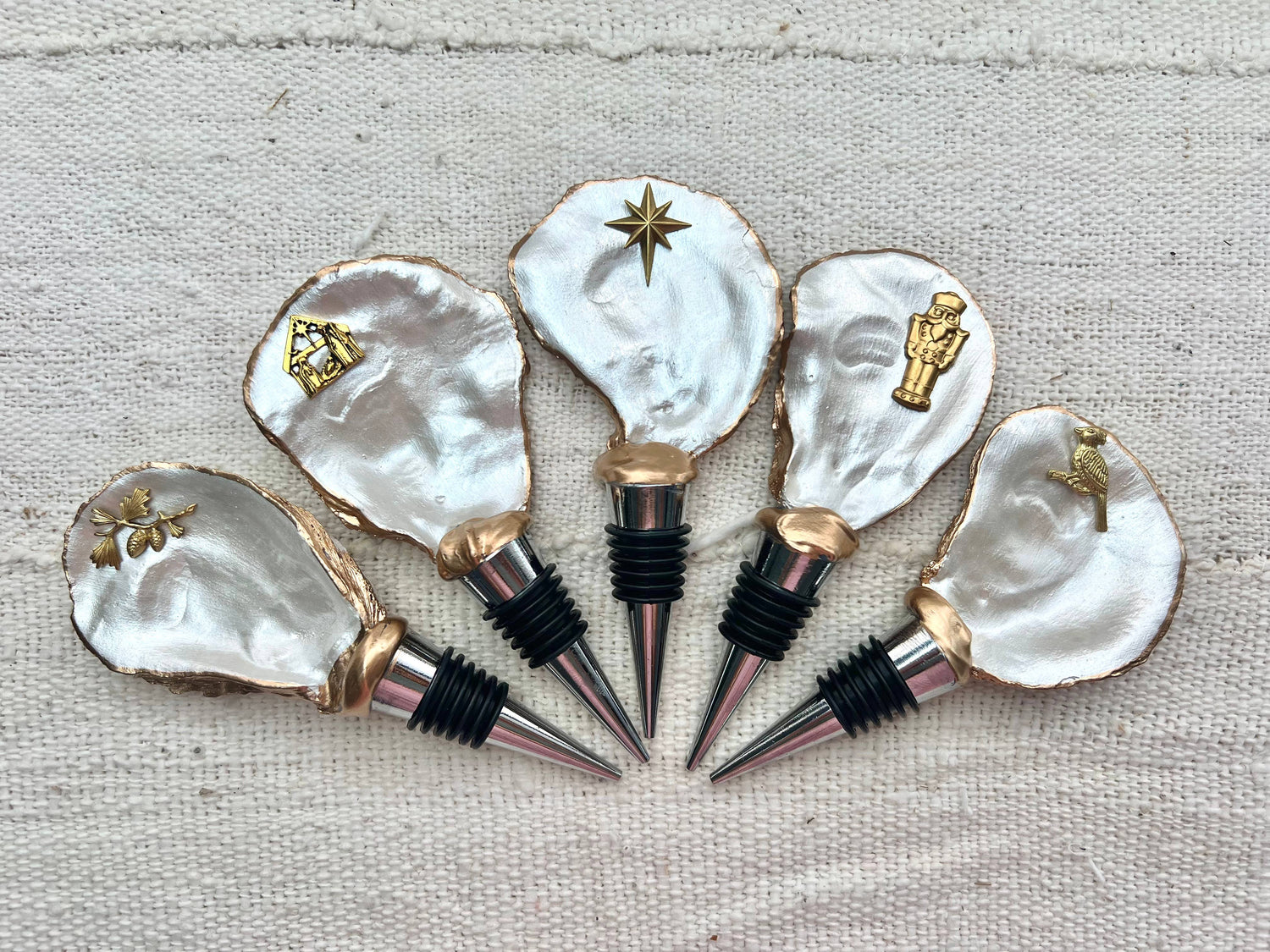 Christmas Pearl Wine Stopper 