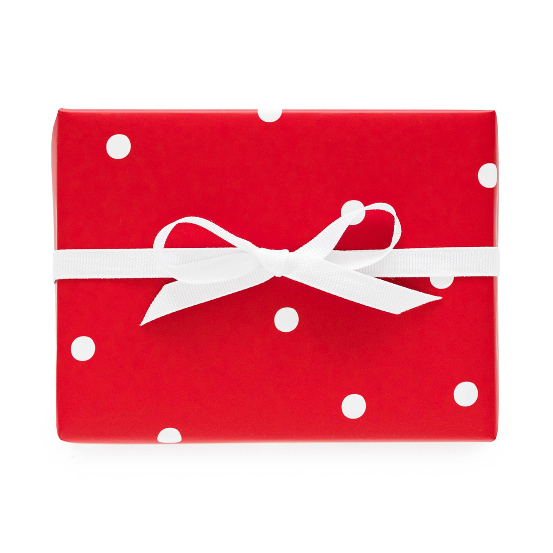 Holiday Gift Wrap Rolls, Red Scatter Dot by Sugar Paper