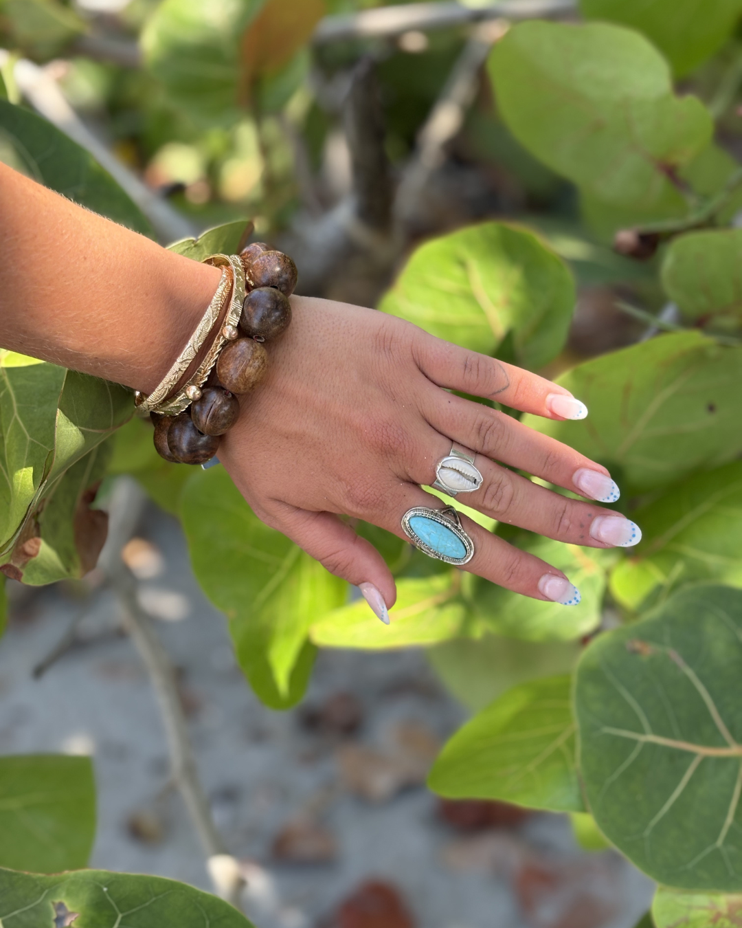 Large Wooden Bead Bracelet - Salt &amp; Creek