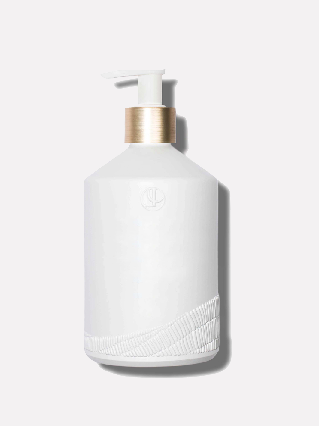 Matte White Glass Empty Soap Dispenser