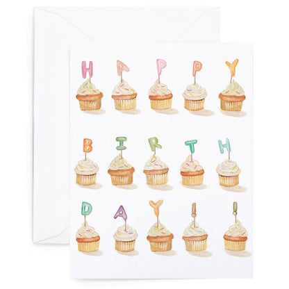 Birthday Cupcakes Greeting Card - Salt &amp; Creek
