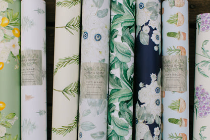 Floral Botanic Gift Wrap Roll - Salt &amp; Creek
