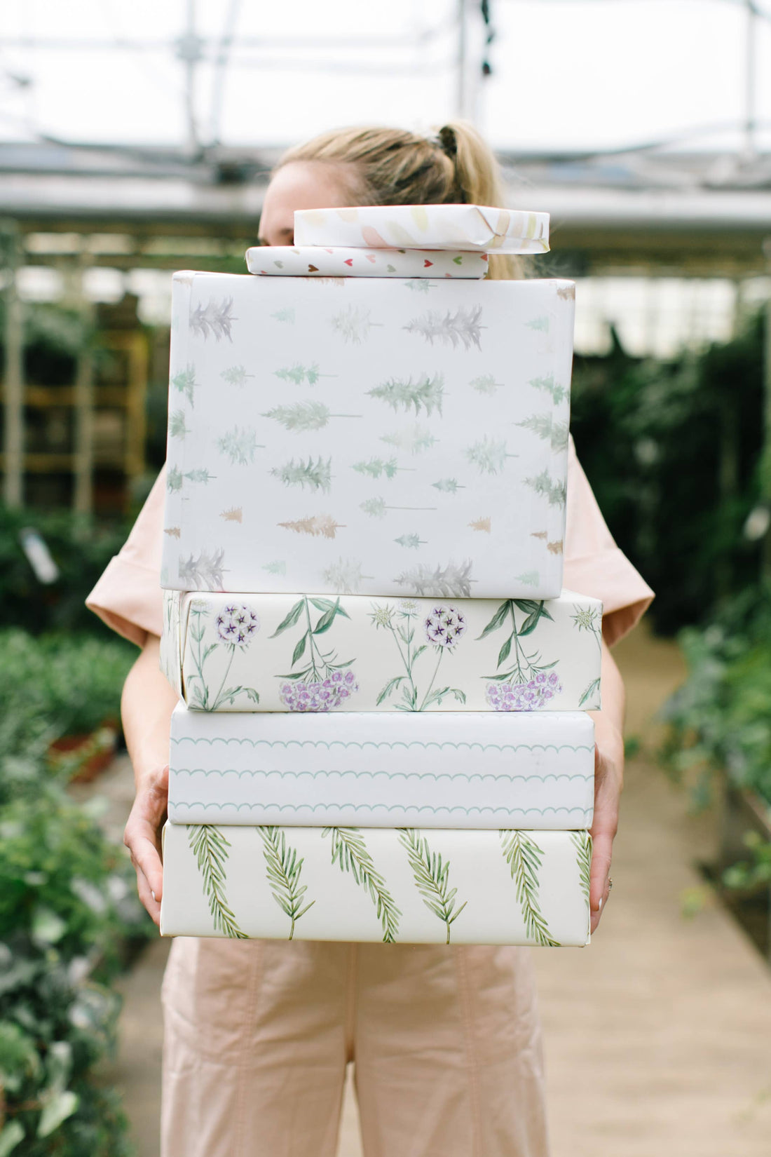 Floral Botanic Gift Wrap Roll - Salt &amp; Creek