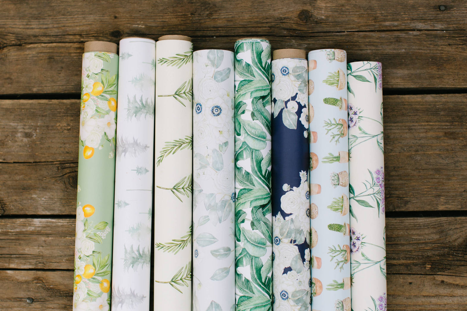 Floral Botanic Gift Wrap Roll - Salt &amp; Creek
