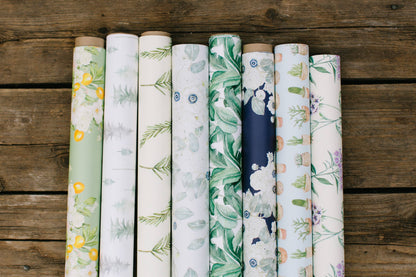 Floral Botanic Gift Wrap Roll - Salt &amp; Creek