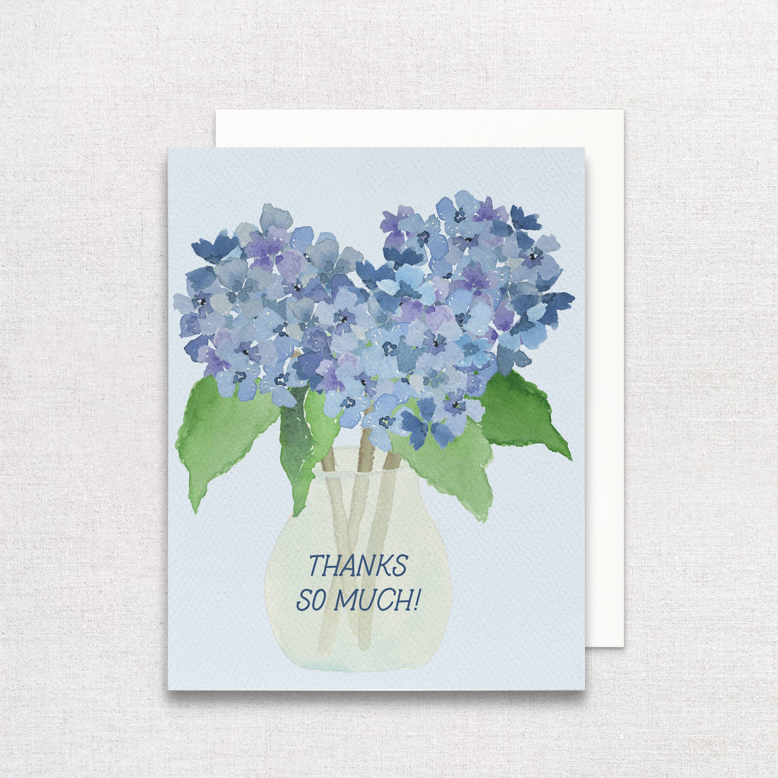 Hydrangea Thank You Greeting Card | Thanks So Much Card - Salt &amp; Creek