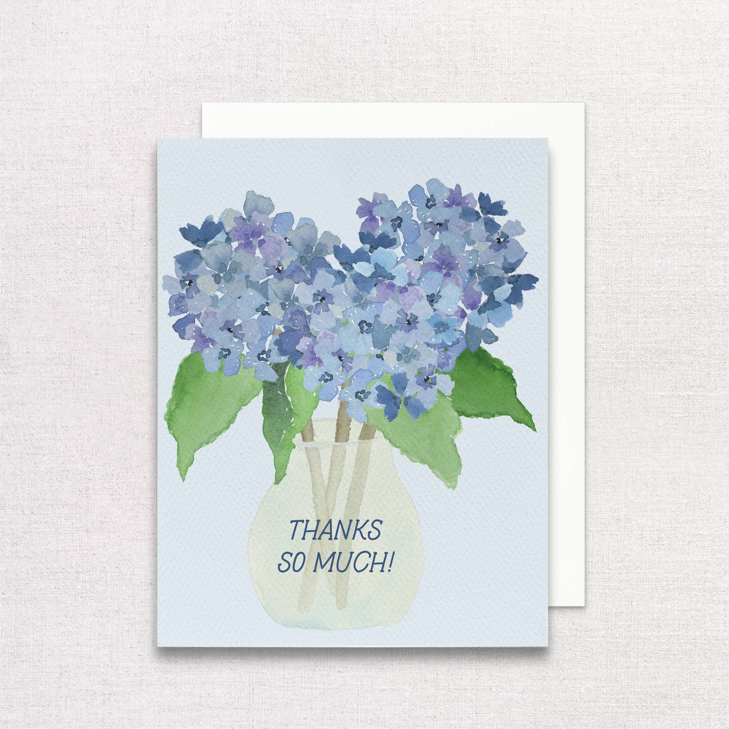 Hydrangea Thank You Greeting Card | Thanks So Much Card - Salt &amp; Creek